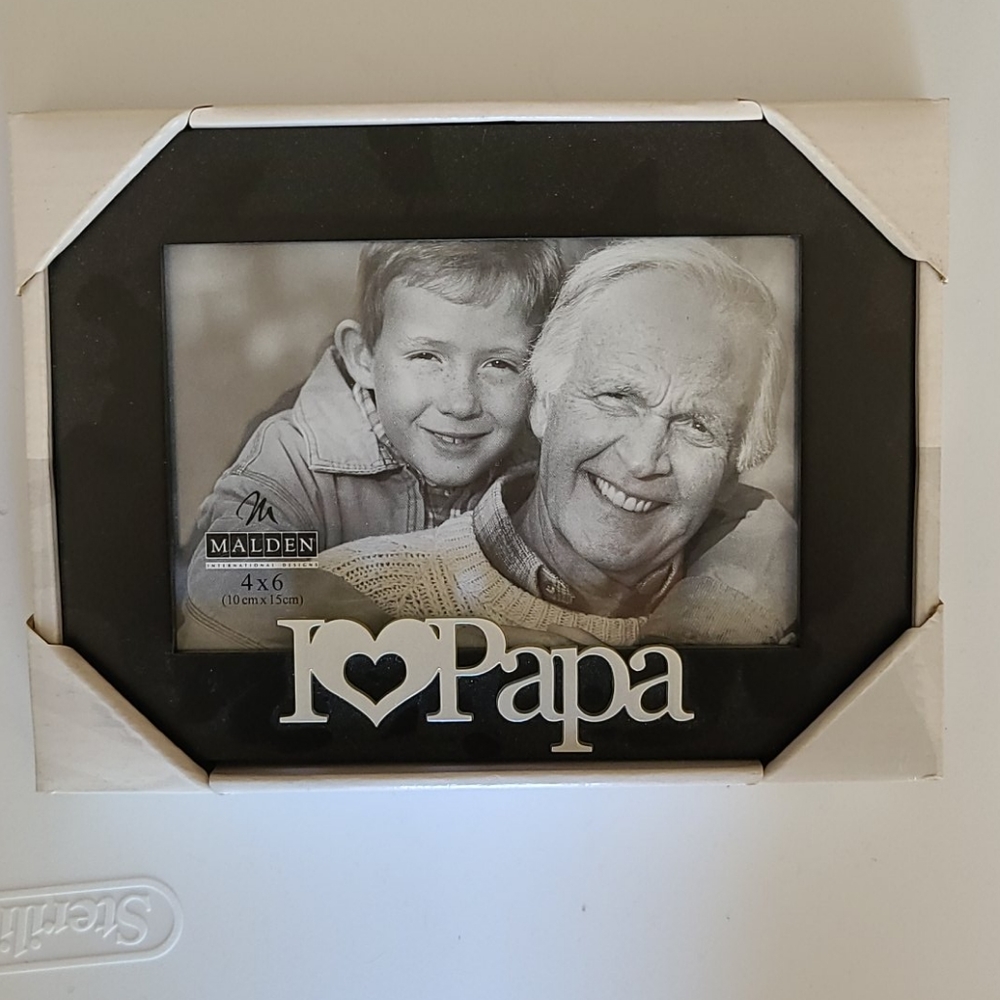 I❤papa picture frame